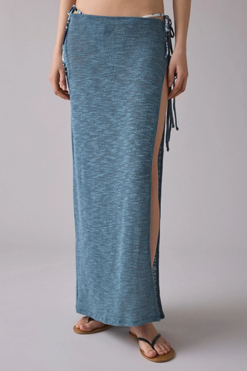 Out From Under Bella Swit Knit Side-Tie Maxi Sarong
