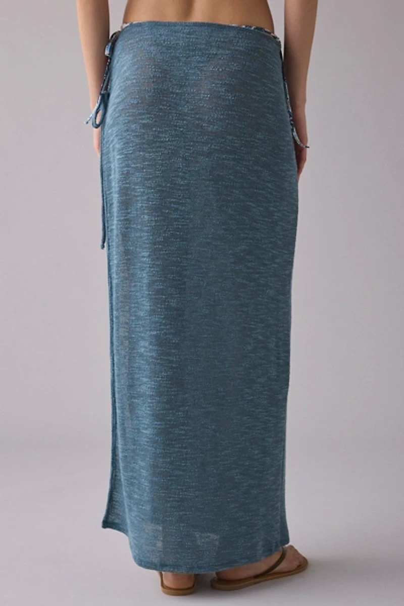 Out From Under Bella Swit Knit Side-Tie Maxi Sarong