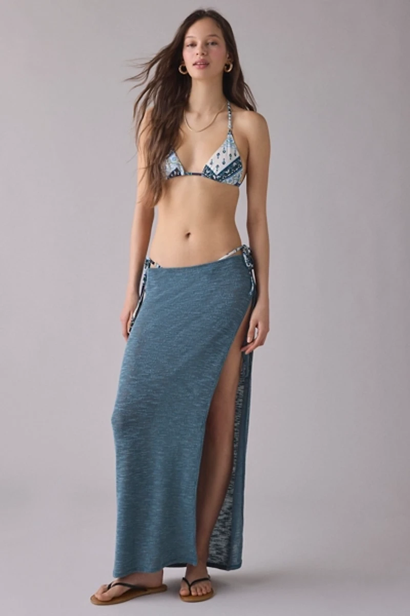 Out From Under Bella Swit Knit Side-Tie Maxi Sarong