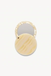 MACHETE Italian Acetate Circle Compact Mirror