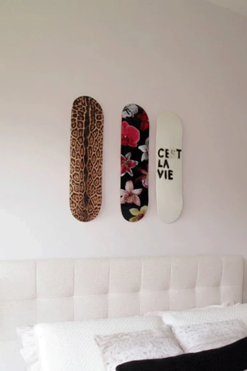 Manic Cherry CEST X LEOPARD X ORCHID Skateboard Wall Art