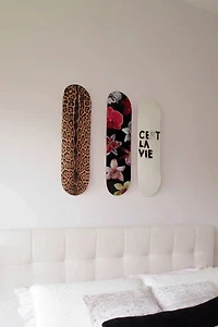 Manic Cherry CEST X LEOPARD X ORCHID Skateboard Wall Art
