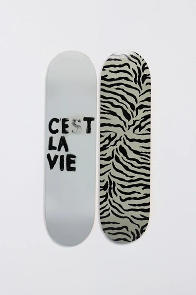 Manic Cherry CEST X ZEBRA Skateboard Wall Art