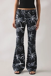 UO Newport Linen Straight Leg Pants