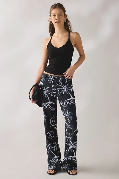 UO Newport Linen Straight Leg Pants