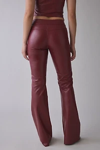 I.AM.GIA Reika Belted Faux Leather Flare Pant