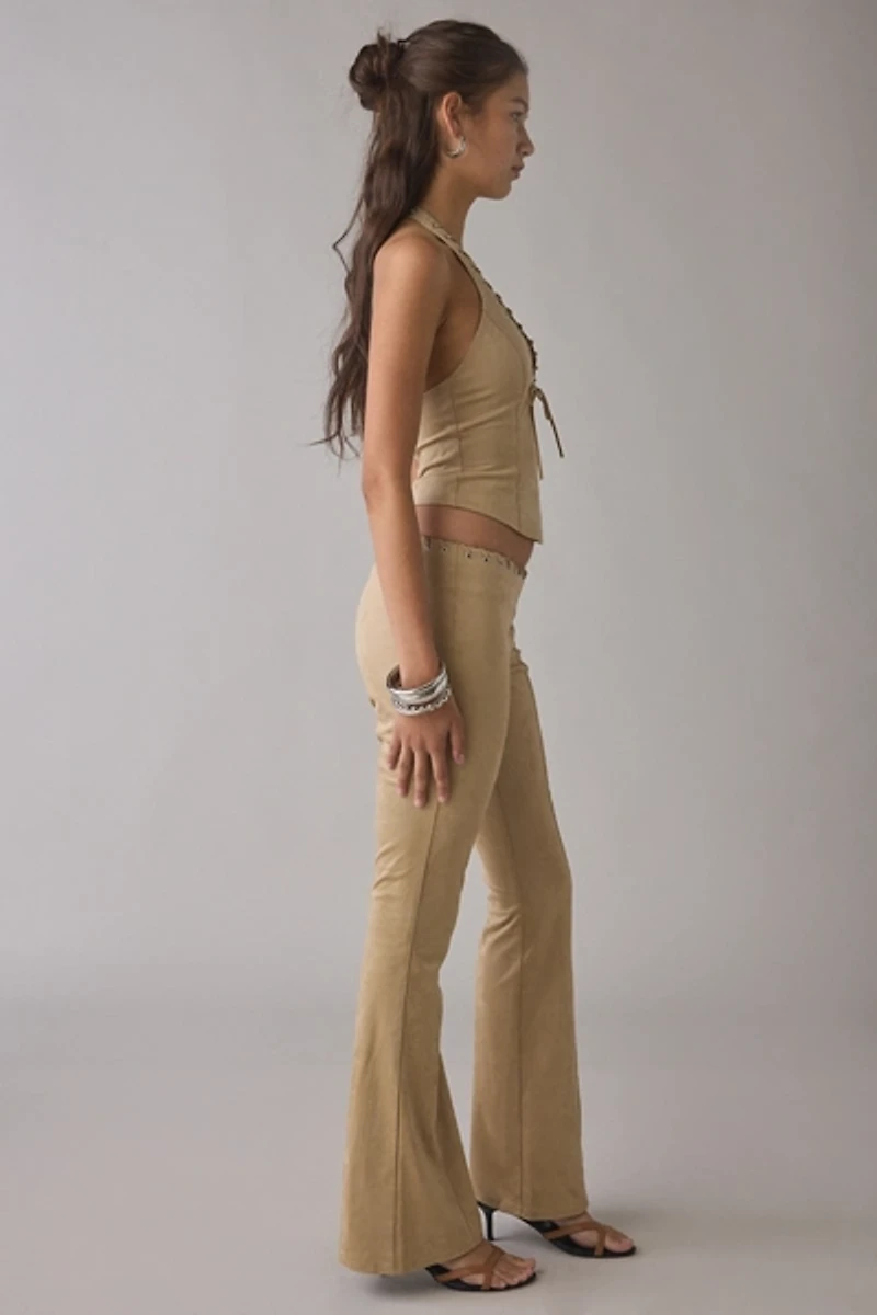 I.AM.GIA Zephyr Faux Suede Flare Pant