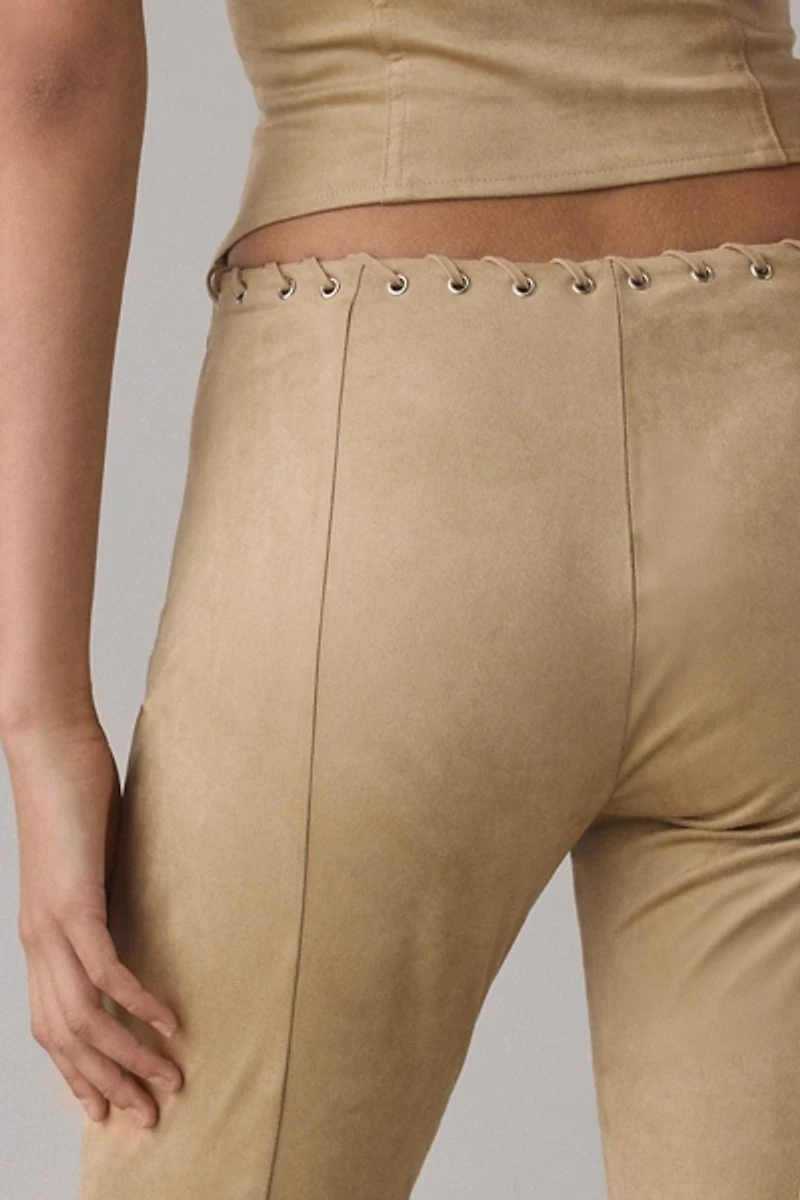 I.AM.GIA Zephyr Faux Suede Flare Pant