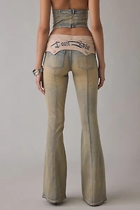 I.AM.GIA Tommie Corduroy Detail Low-Rise Flare Jean