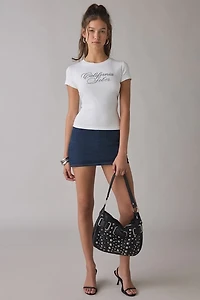 I.AM.GIA Odezia Rhinestone Graphic Baby Tee