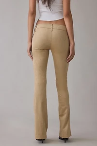 I.AM.GIA Xenia Lace-Up Faux Suede Flare Pant