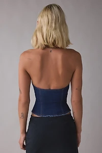 I.AM.GIA Mason Belted Denim Corset Top