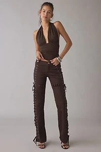 I.AM.GIA Holly Lace-Up Flare Pant