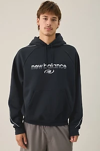 New Balance Trackside Graphic Fleece Hoodie Sweatshirt