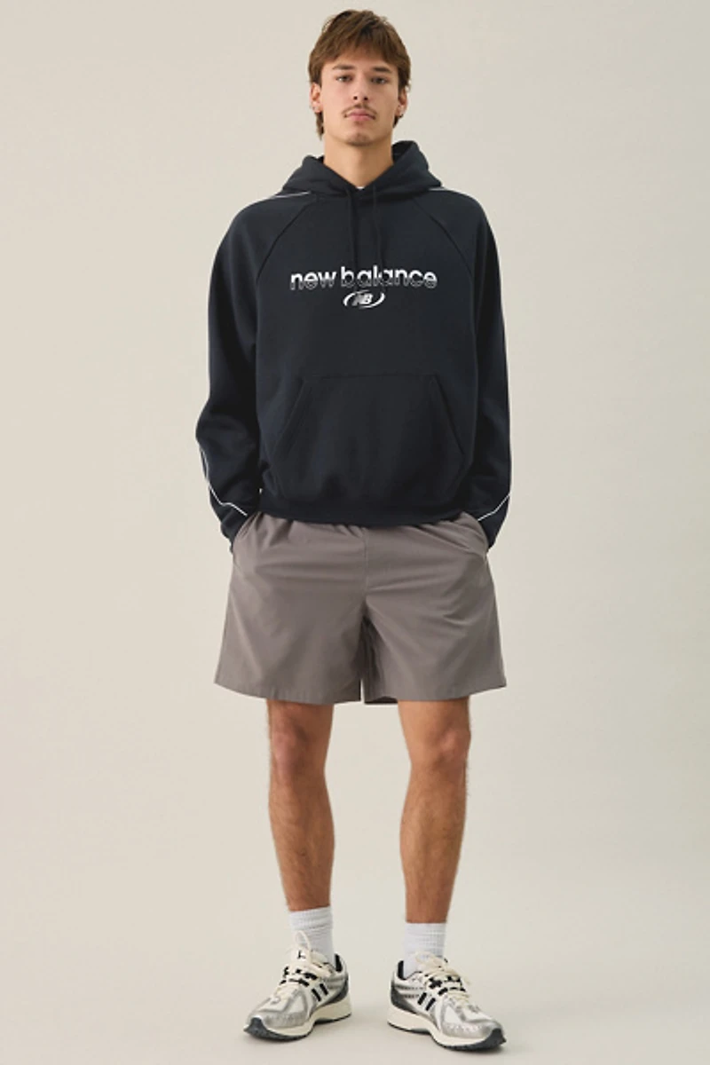 New Balance Trackside Graphic Fleece Hoodie Sweatshirt