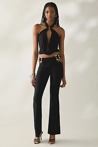 I.AM.GIA. Valentina Keyhole Halter Neck Top