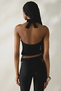 I.AM.GIA. Valentina Keyhole Halter Neck Top