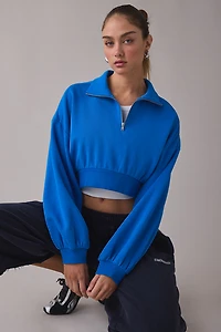 Out From Under Take It Easy Cropped Quarter Zip Pullover