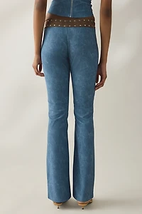 I.AM.GIA. Studded Faux Leather Bootcut Pants