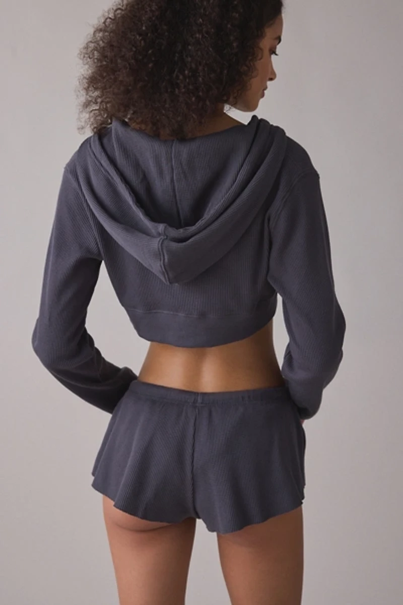 Out From Under So Fetch Waffle Knit Micro Shorts