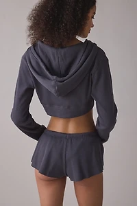 Out From Under So Fetch Waffle Knit Micro Shorts