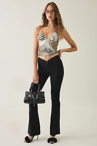 I.AM.GIA. Ellery Butterfly Detail Strappy Open-Back Cami