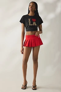I.AM.GIA. Remini Low-Rise Pleated Mini Skort