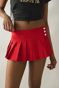I.AM.GIA. Remini Low-Rise Pleated Mini Skort