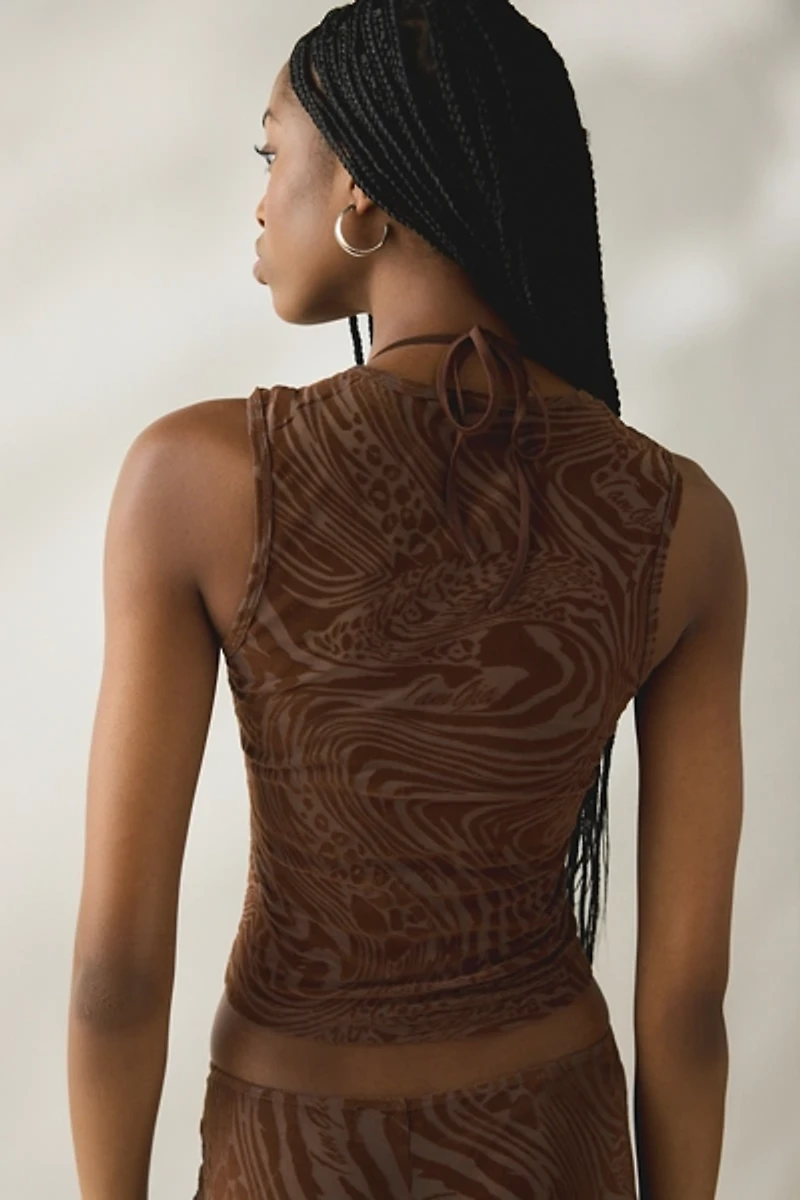 I.AM.GIA. Amina Sheer Mesh Tank Top