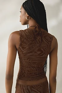 I.AM.GIA. Amina Sheer Mesh Tank Top