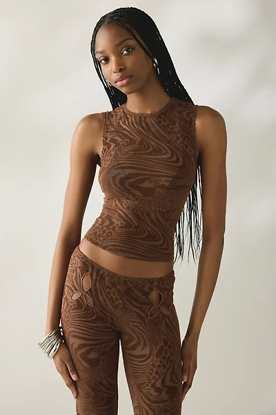 I.AM.GIA. Amina Sheer Mesh Tank Top
