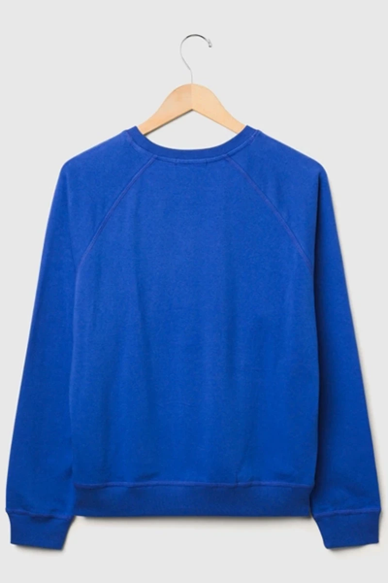 Women's NFL Football Raglan Crewneck Fleece Sweatshirt