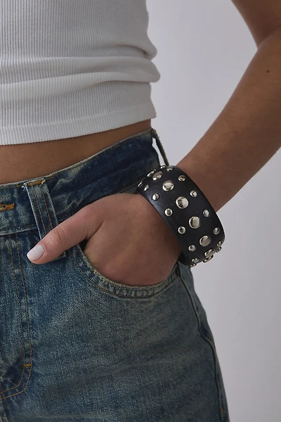 Dean Metal Studded Bangle Bracelet