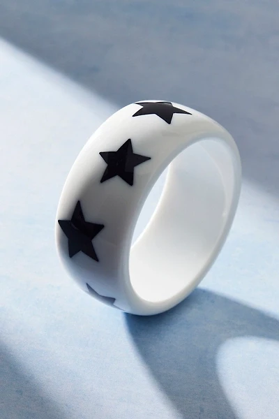 Stars Resin Bangle Bracelet