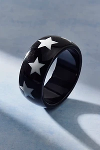Stars Resin Bangle Bracelet