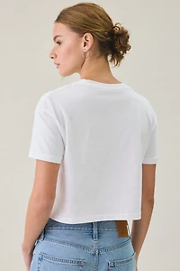 Mitchell & Ness MLB Team Graphic Boxy Cropped Tee