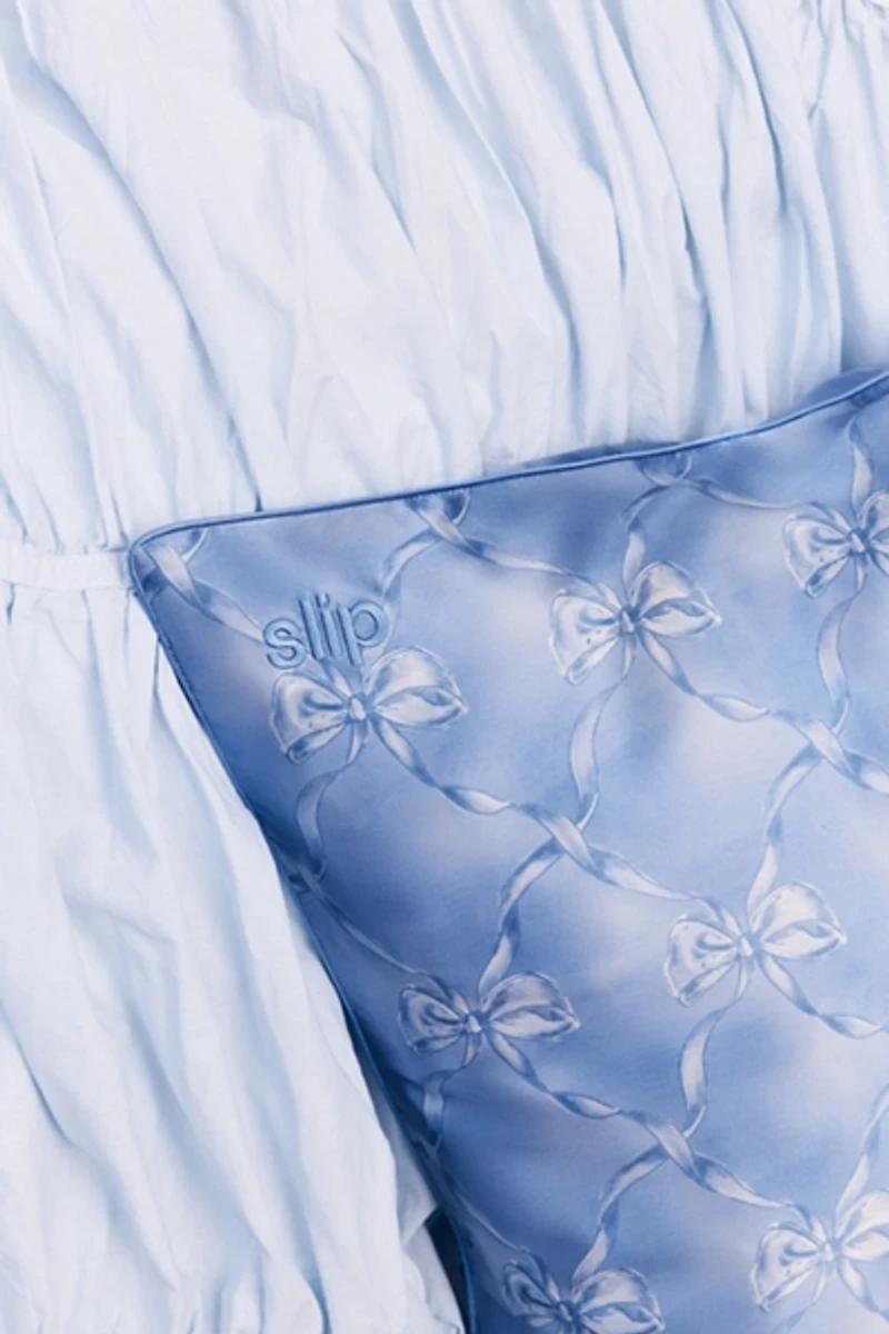 Slip Queen-Sized Patterned Silk Pillowcase