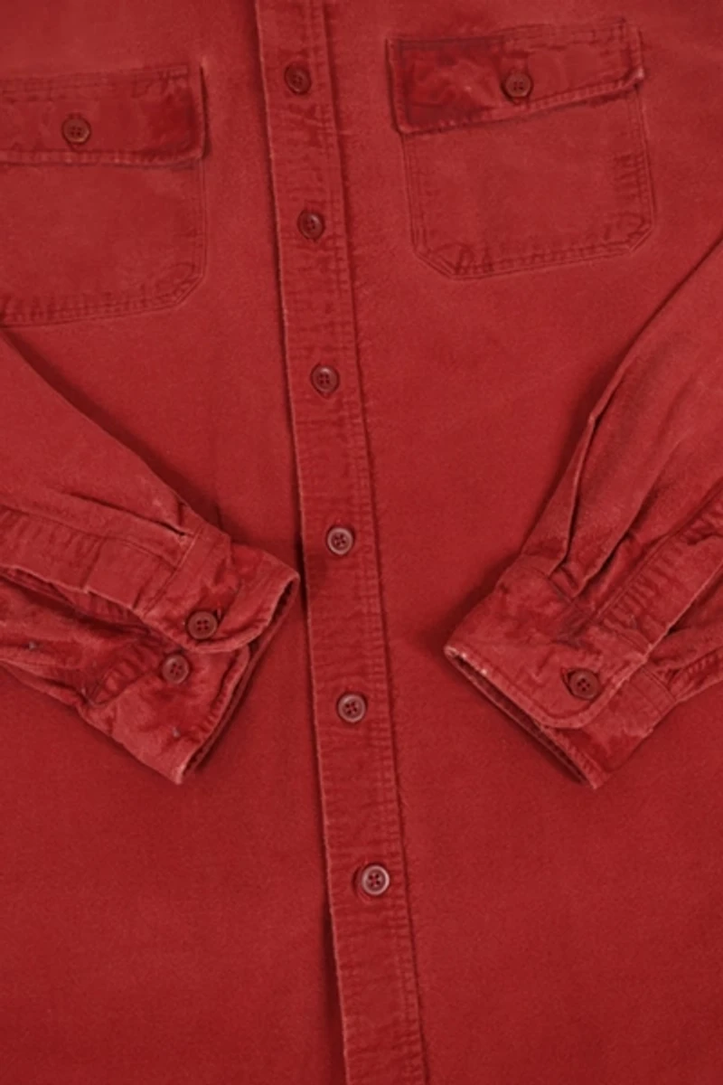 Vintage L.L. Bean Frayed Button-Down Shirt