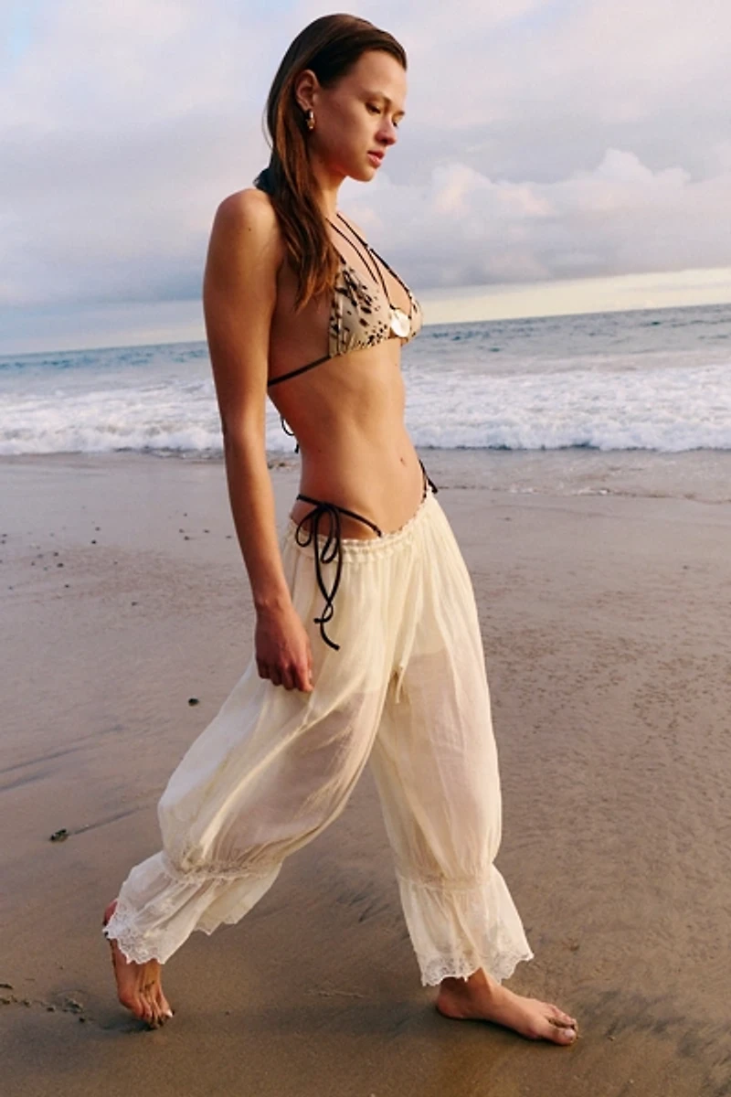 Frankies Bikinis X JENNIE Ari Reversible Triangle Bikini Top