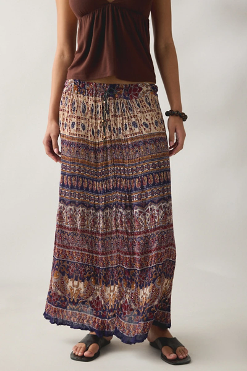 Vintage By UO Gauze Maxi Skirt
