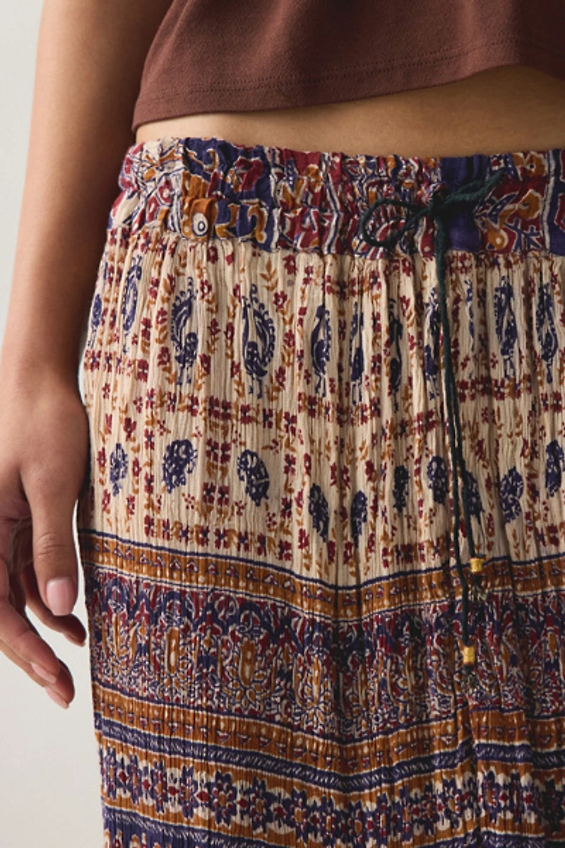 Vintage By UO Gauze Maxi Skirt