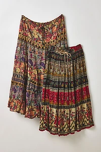 Vintage By UO Gauze Maxi Skirt