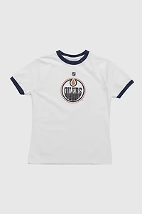 Vintage Edmonton Oilers Ringer Tee
