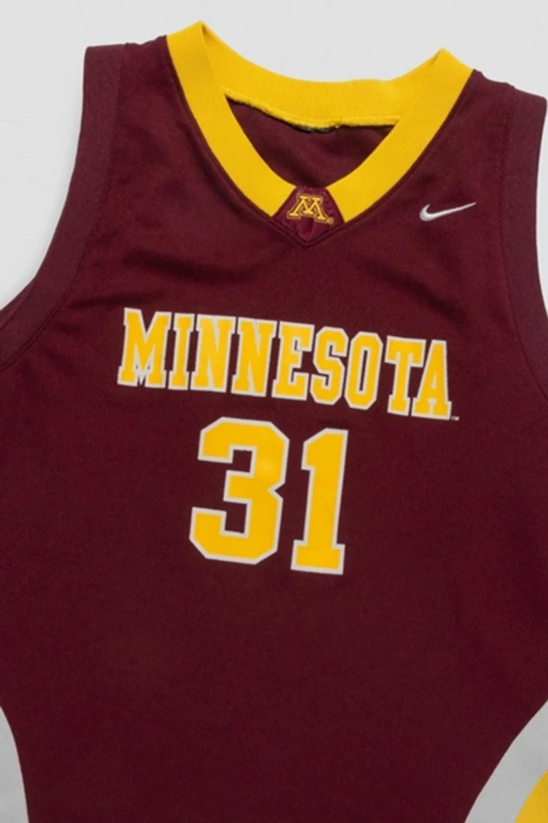 Vintage Minnesota Golden Gophers Basketball Jersey