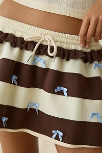 Jacquie The Label Bianca Bow Detail Mini Skort