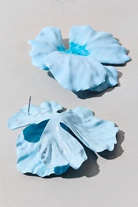 Bloom Floral Enameled Statement Earring