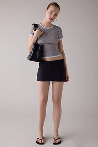 Out From Under Bec Foldover Low-Rise Mini Skort