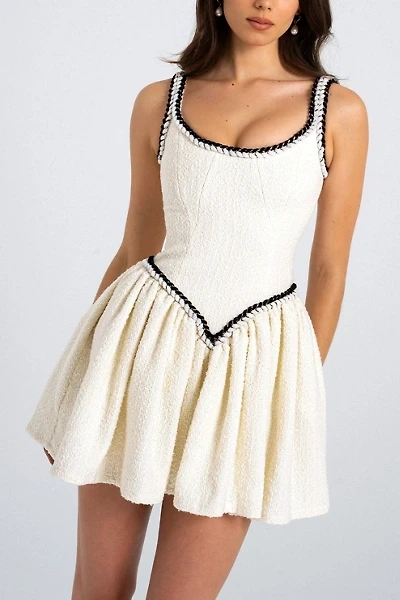 Miss Circle Coco Boucle Tweed Mini Dress