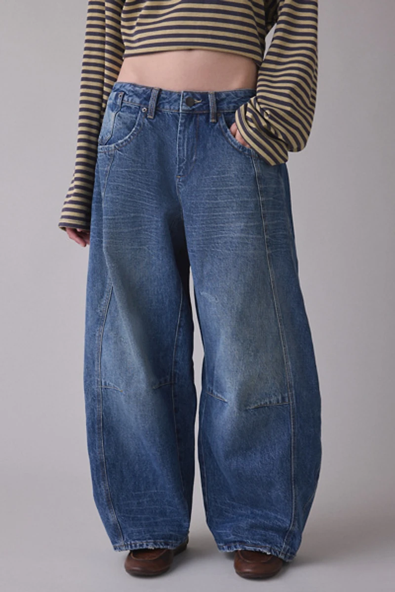 iets frans… Big Sid Low-Rise Baggy Barrel Jeans
