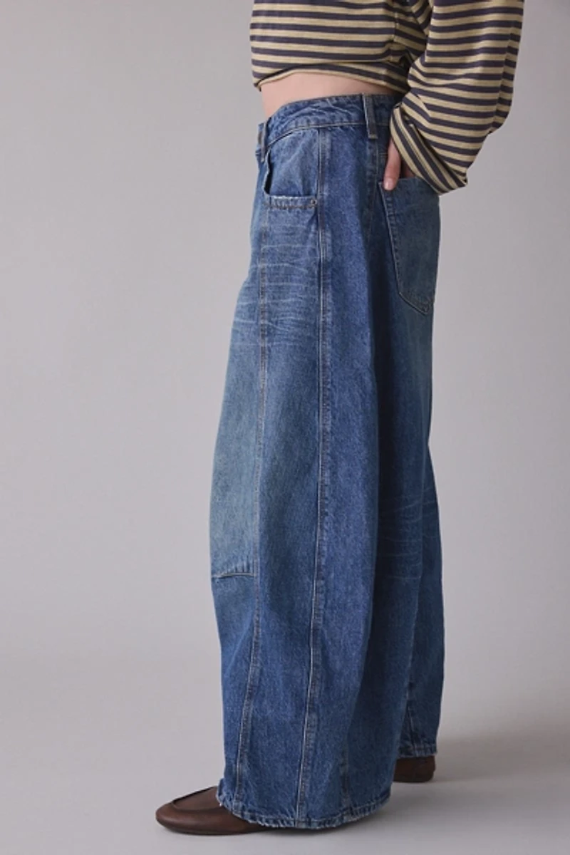 iets frans… Big Sid Low-Rise Baggy Barrel Jeans